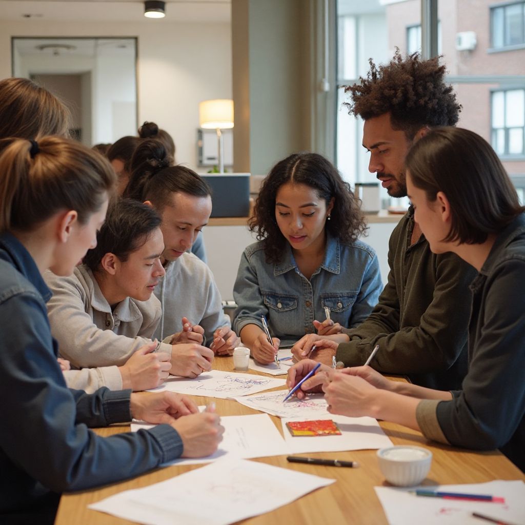 Team collaboration in diverse environment